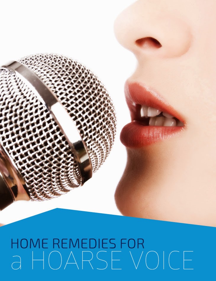 What are some remedies for a dry, hoarse voice?